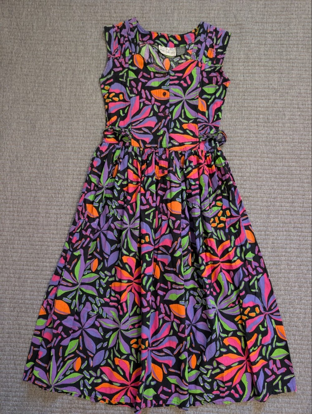 Vintage Paris Sport Club Midi Dress